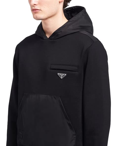 prada hoodie nylon